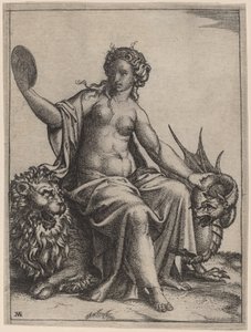 审慎 作者 Marcantonio Raimondi 可能在拉斐尔之后