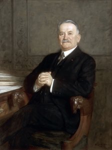 加斯顿·杜默格的肖像1863-1937 作者 马塞尔·安德烈·巴斯切特