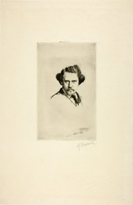 阿尔弗雷德·卡达（Alfred Cadart）肖像，1875 作者 马赛琳·吉尔伯特·德斯布丁