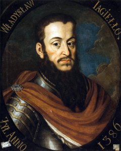 拉迪斯拉斯II Jagellon（拉迪斯拉斯II代Pologne）（1352我1362年至1434年） - 肖像国王瓦迪斯瓦夫二世。 Jagiello比肩Bacciarelli，马塞罗（1731年至1818年）
