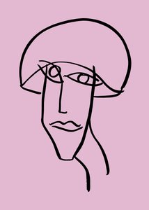 女人，2019（纸上水墨） 作者 马尔科·坎佩德利