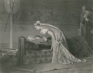 Lear和Cordelia，李尔王 作者 马库斯·斯通