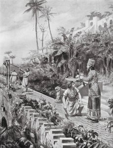 巴比伦悬园（石版画）
