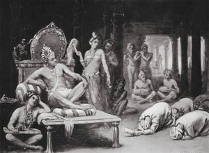 维克拉曼卡-查卢克亚（Vikramanka Chalukhya）致库洛通加-乔拉（Kulottunga Chola）的友好信函（石版 作者 玛格丽特（后）多瓦斯顿