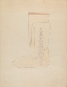 长筒袜，约1936年。 作者 玛格丽特·孔查