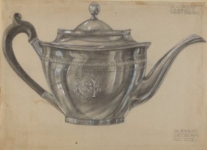 银色茶壶