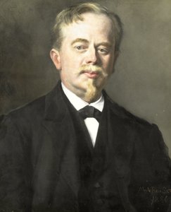 奥古斯都-阿勒贝（1838-1927 年）肖像 作者 Marie Henriette Augustine Reuss (prinses) (拒绝署名)