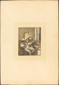 乡村外科医生 作者 玛丽亚·凯瑟琳娜·普雷斯特尔 (Maria Catharina Prestel) 在 Adriaen van Ostade 之后