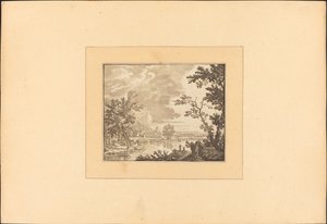 河流与城镇景观 作者 玛丽亚·凯瑟琳娜·普雷斯特尔（Jan van Huysum）之后