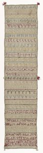 采样器，c。 1830（亚麻布上的丝绸） 作者 玛丽亚·德尔·卡门·费尔南德斯（Maria Del Carmen Fernandez）