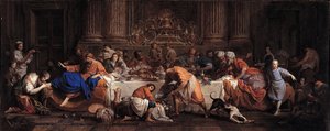 约在1748年在法利赛人西门之家盛宴 作者 玛丽亚·菲利斯·提巴尔迪·苏布雷拉斯