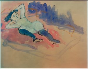 海伦与蓝色的长筒袜 作者 玛丽安·冯·韦雷夫金
