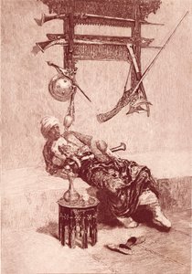 丹吉尔的摩尔人（雕版画 作者 马里亚诺（后）福图尼
