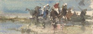 马背上的摩尔人，约1854-74年。