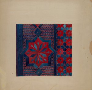 在布的下面，约1938年。
