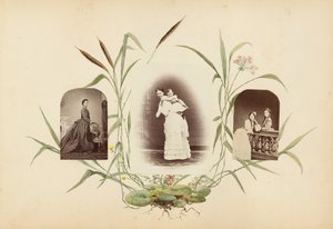 B夫人的相册，1870年代。