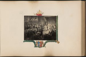 B夫人的相册，1870年代。