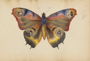 B夫人的相册，1870年代。