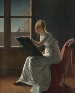 玛丽·约瑟芬·夏洛特·杜瓦尔多涅斯1786-1868，1801年。 作者 玛丽·丹妮丝·维勒斯