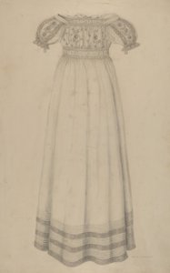婴儿的衣服，约1938年。