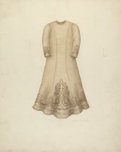 婴儿的衣服，约1938年。