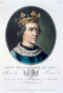路易八世，被称为 "狮子"，法国国王，1790年 作者 Marie Jeanne Louise Francoise Suzanne Champion de Cernel