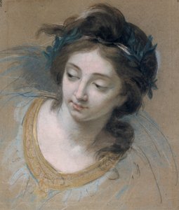 女人的头》，1780年。    作者 玛丽·路易丝·伊丽莎白·维吉·勒布伦