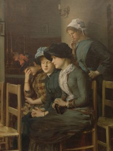 鹅的年轻女孩（布面油画） 作者 玛丽·杜雅尔丁夫人-伯米兹·皮蒂
