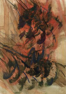 花，2022 年（纸面油画）