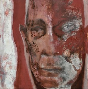 神情，2012 年（布面油画） 作者 玛丽娜·法尔科
