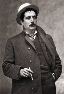 音乐家贾科莫-普契尼（1858-1924）的画像 作者 马里奥·纽尼斯·维斯（Mario Nunes Vais）