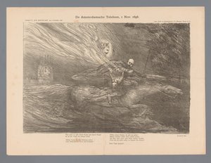 De Amsterdamsche Telefoon，1896 年 11 月 1 日（标题见实物） 作者 Scheltema 和 Holkema 的 Boekhandel