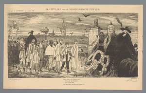De Uitvaart van de Nederlandsche Etsclub（标题见实物）
