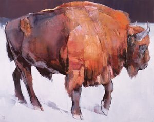 欧洲野牛 作者 马克·阿德灵顿