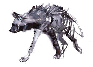 Ragamuffin，2010，（纸上水彩） 作者 马克·阿德灵顿
