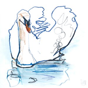 Swan Lake, 2021 作者 马克·阿德灵顿