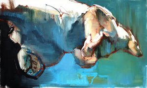 游泳，2015年， 作者 马克·阿德灵顿
