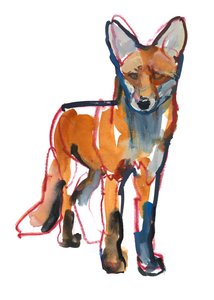 年轻的狐狸，2021年 作者 马克·阿德灵顿