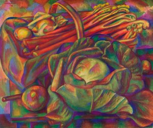 白菜和大黄Savoy Green，1929年，1930年 作者 马克·格特勒