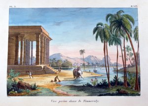 印度廷内维利风景，1828年