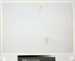山风景与树丛 作者 马斯登·哈特利