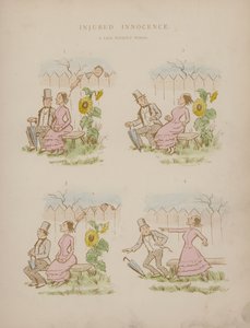 Cynicus的幽默》中的一页（彩色版画）。