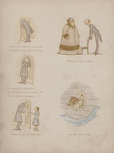 Cynicus的幽默》中的一页（彩色版画）。