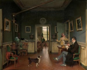 Intérieur d’une salle à manger
