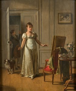 《惊讶的女人》，1808年。