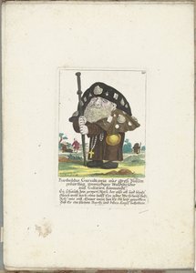 侏儒巴托尔达斯-古尔萨卡维兹（Bartholdus Gursalkawiz）饰演的皮尔格林，出自孔波斯特拉，约 1710 年
来自伟大的 Pohlen gebürthig, Unwürdiger Waldtbruder auß Gallicien kommendt 的 Bartholdus Gursalkawiz（物品上的标题）
Il Callotto resurcitato oder Neu eingerichtes Zwerchen Cabinet（系列