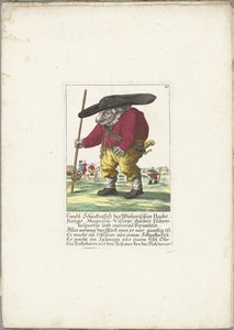 De dwerg Liendl Schnekenfist，约 1710 年
Liendl Schnekenfist des Wienerischen Nacht-kinigs Magazin-Visirer，Ambts fuhren Inspector und material Verwalter（物品上的标题）
Il Callotto resurcitato oder Neu eingerichtes Zwerchen Cabinet（系列名称） 作者 马丁·恩格尔布雷希特（归因于）