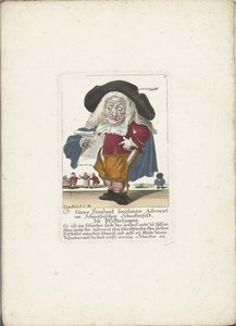 卢卡斯-希恩兹维克博士作为辩护律师，约 1710 年
Lucas Hirnzwik 博士，施瓦本 Schnekenfeld 的著名辩护律师，关于鸡油菌（标题在实物上）
Il Callotto resurcitato oder Neu eingerichtes Zwerchen Cabinet（系列标题）