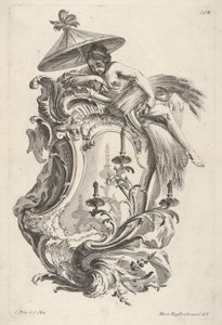 代表夏天的壁画，摘自烛台呈现的4年，约1730-56年。 作者 马丁·恩格布雷希特