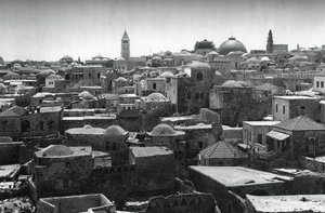 耶路撒冷和圣墓教堂的圆顶，1937年